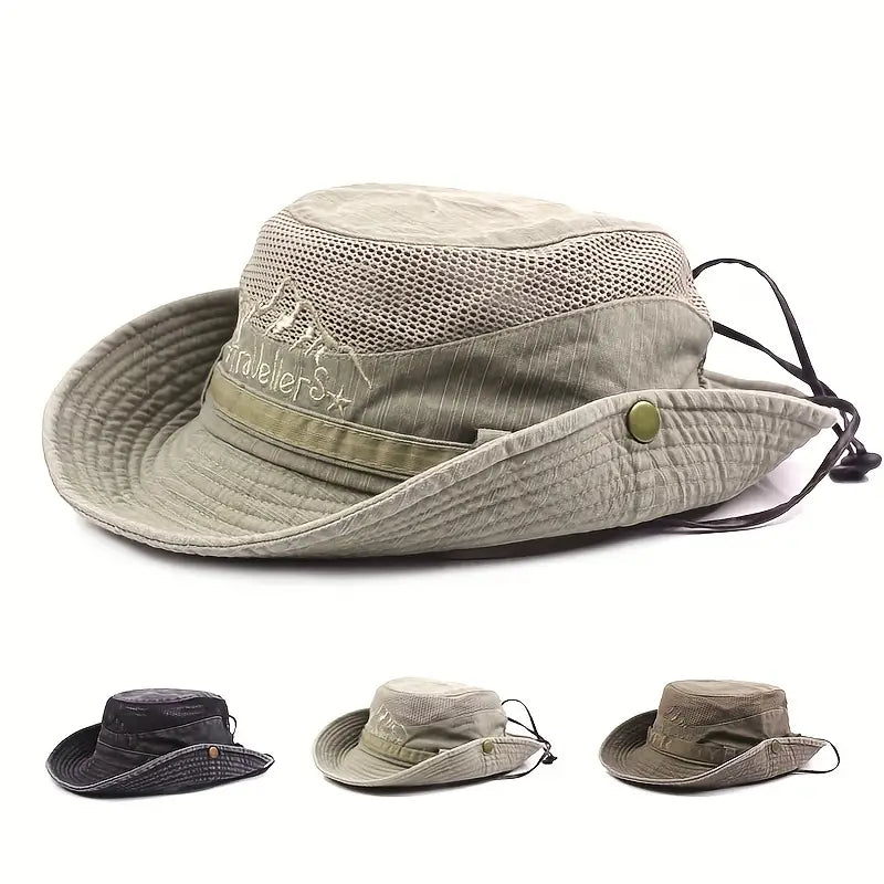 Wide-Brim Sun Hat For Outdoor Activities - Noah