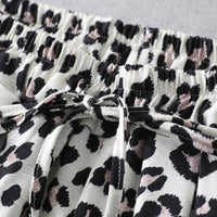 Wide-Leg Animal Print Trousers - Kendra