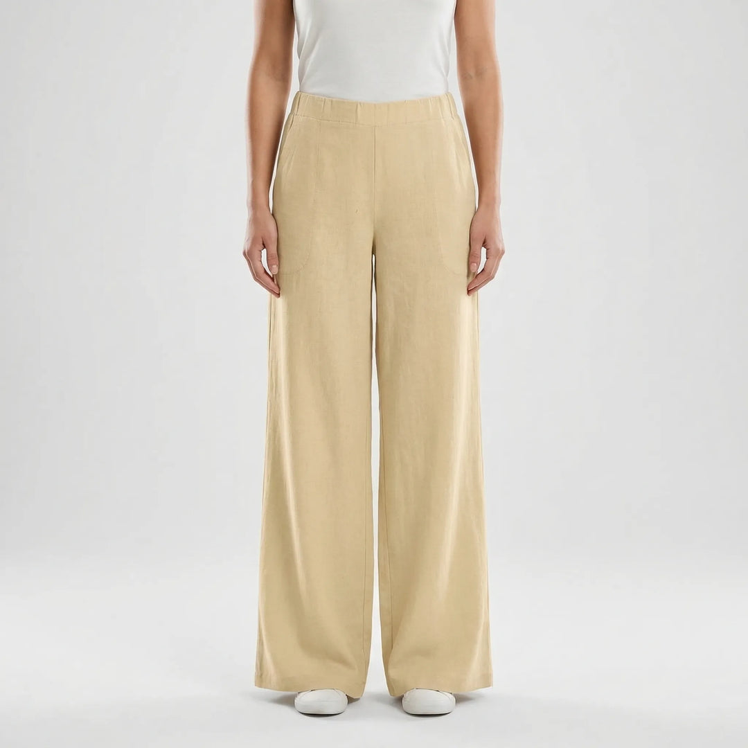 Wide-Leg Breathable Women's Trousers - Maryann