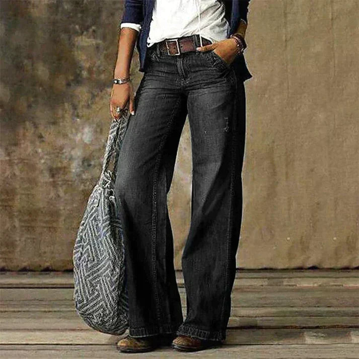 Wide-Leg Jeans With A Retro Cut - Genevieve