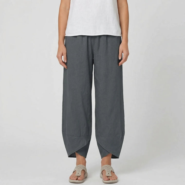 Wide-Leg Relaxed Fit Trousers - Sheryl