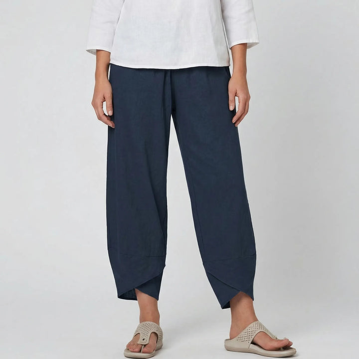 Wide-Leg Relaxed Fit Trousers - Sheryl