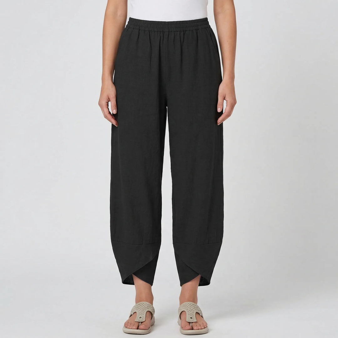 Wide-Leg Relaxed Fit Trousers - Sheryl