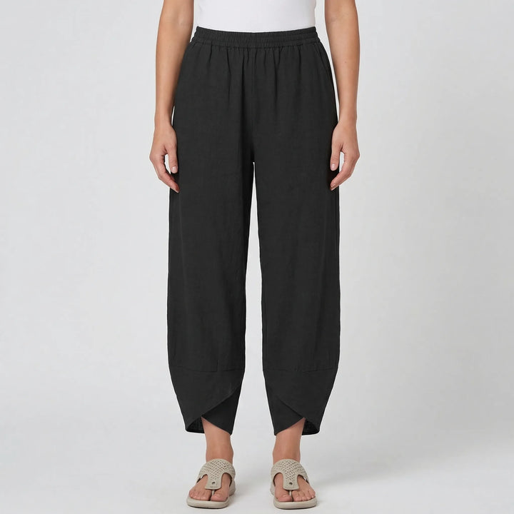 Wide-Leg Relaxed Fit Trousers - Sheryl