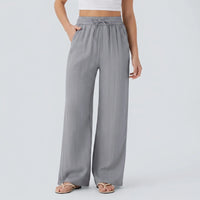 Wide Leg Casual Trousers - Peggy