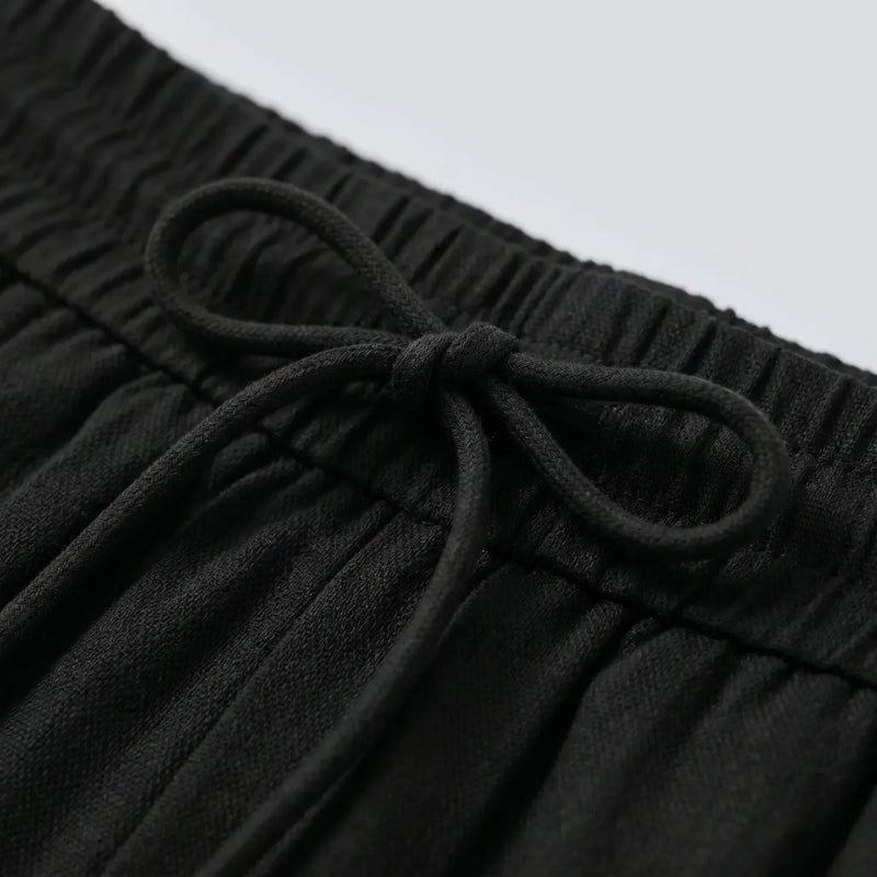 Wide Leg Casual Trousers - Peggy