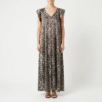 Wide Leg Leopard Print Jumpsuit - Sabrina