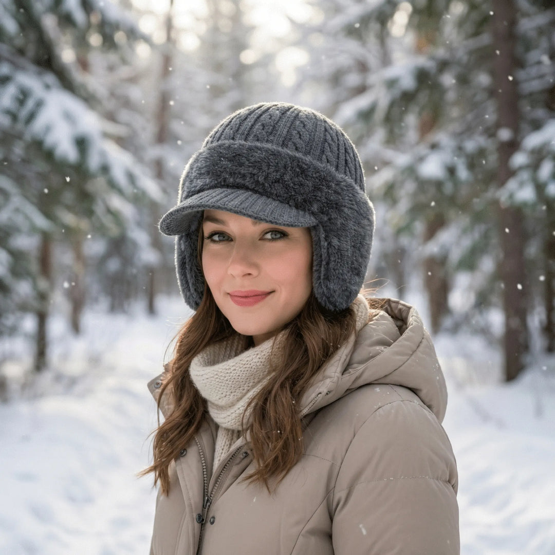 Wintermütze Mit Integriertem Ohrenschutz - Gretchen
