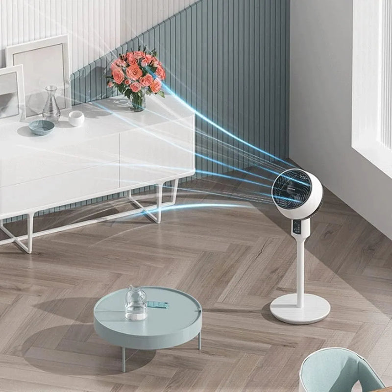Witte Statiefventilator Met Afstandsbediening - Circuliq