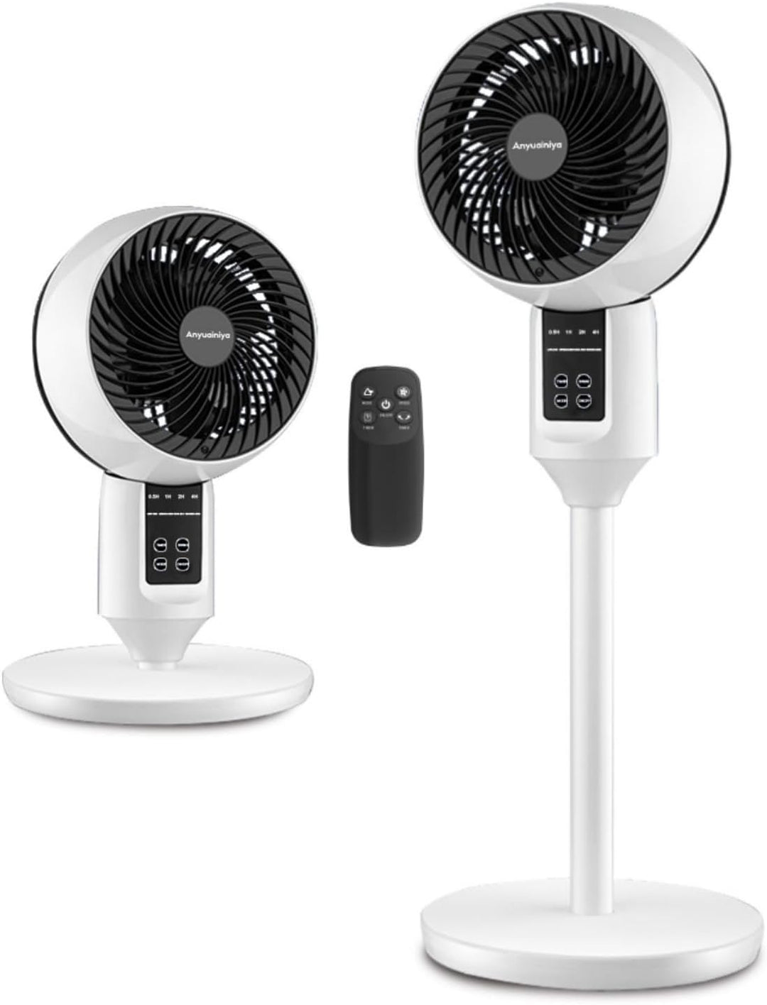 Witte Statiefventilator Met Afstandsbediening - Circuliq