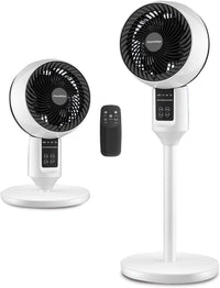 Witte Statiefventilator Met Afstandsbediening - Circuliq