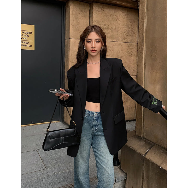 Stylish Loose-Fitting Women's Blazer - Marissa