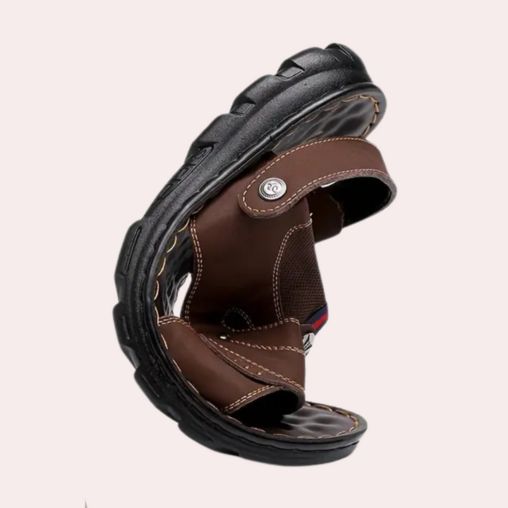 Casual Leather Sandals for Men - Leon