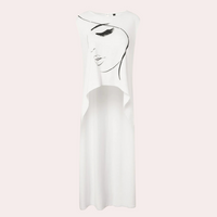 Stylish White Top for Women - Mira