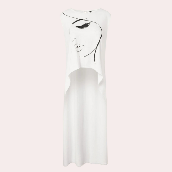 Stylish White Top for Women - Mira