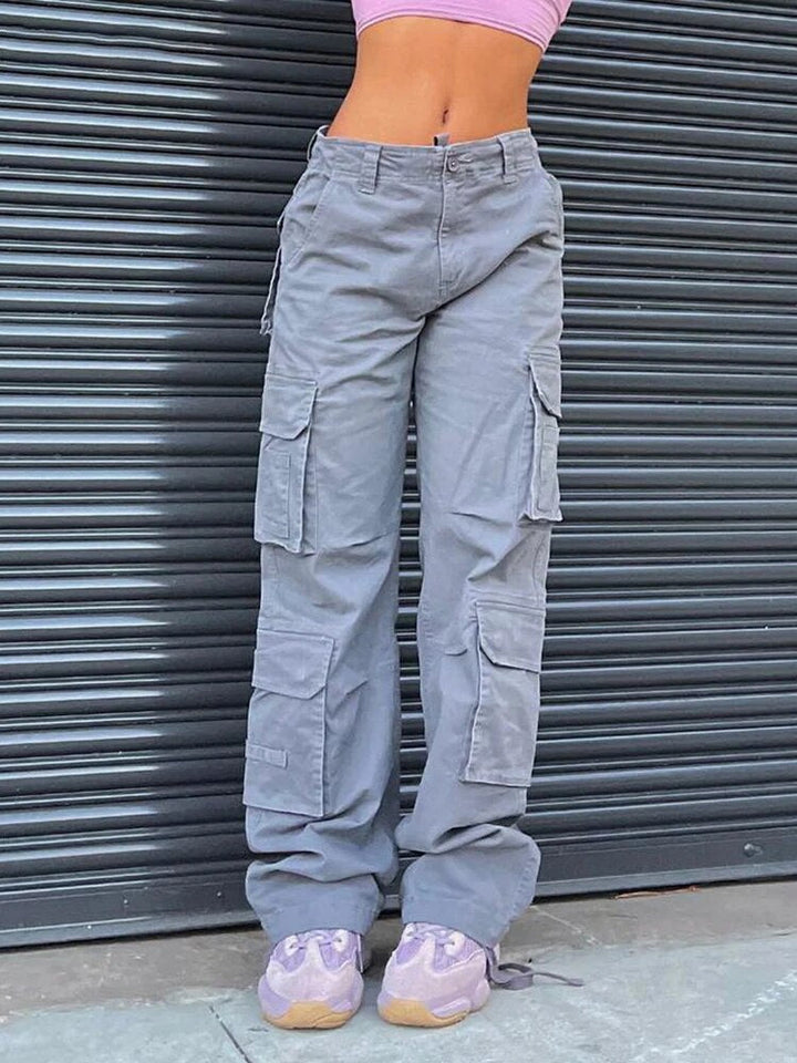 Women's Summer Cargo Pants with High Waist – Romy