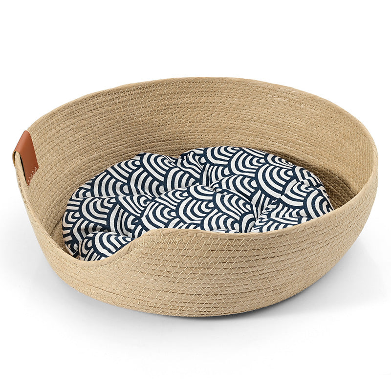 Handgemaakt Comfortabel Bed voor Katten - LuxeSnooze