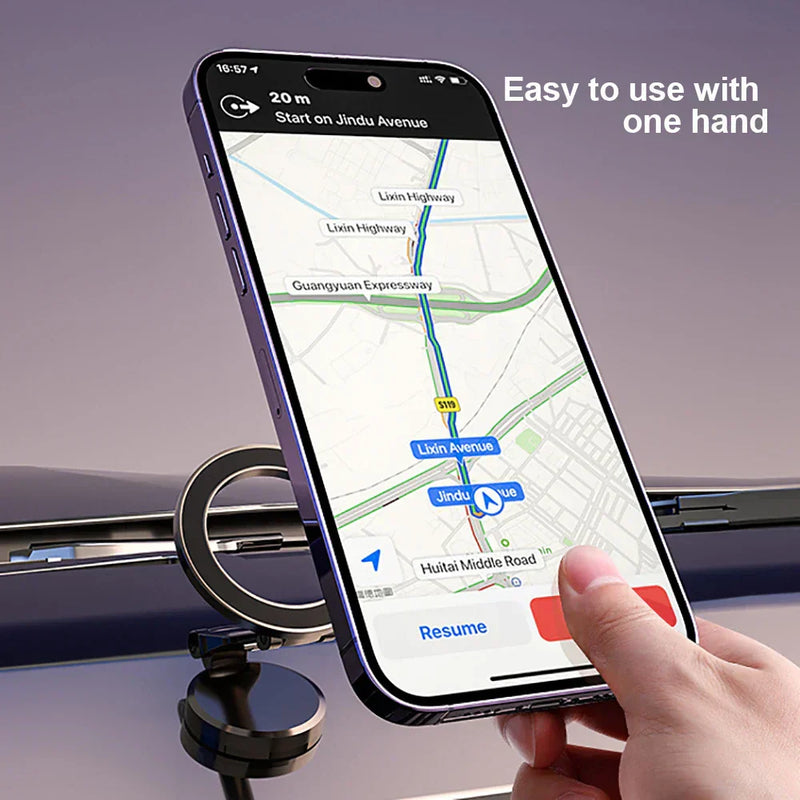 360° Opvouwbare Magnetische Telefoonhouder voor de Auto - Sterk & Verstelbaar