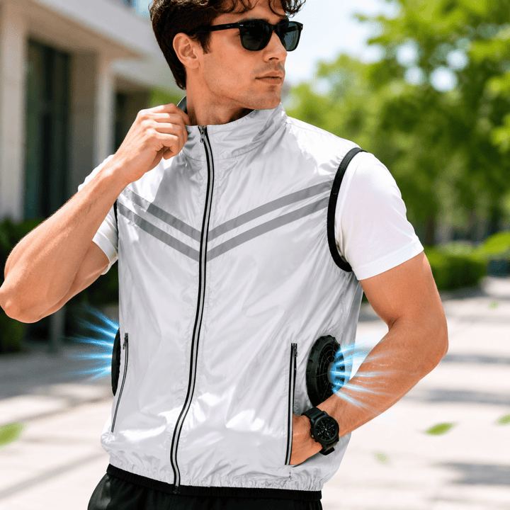 Zip-Up Active Cooling Vest - Chad