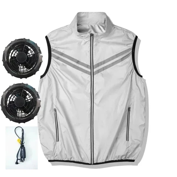 Zip-Up Active Cooling Vest - Chad