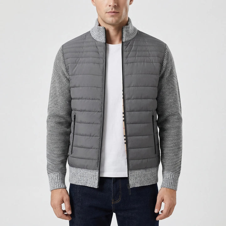 Zip-Up Stand Collar Men's Jacket - Felipe