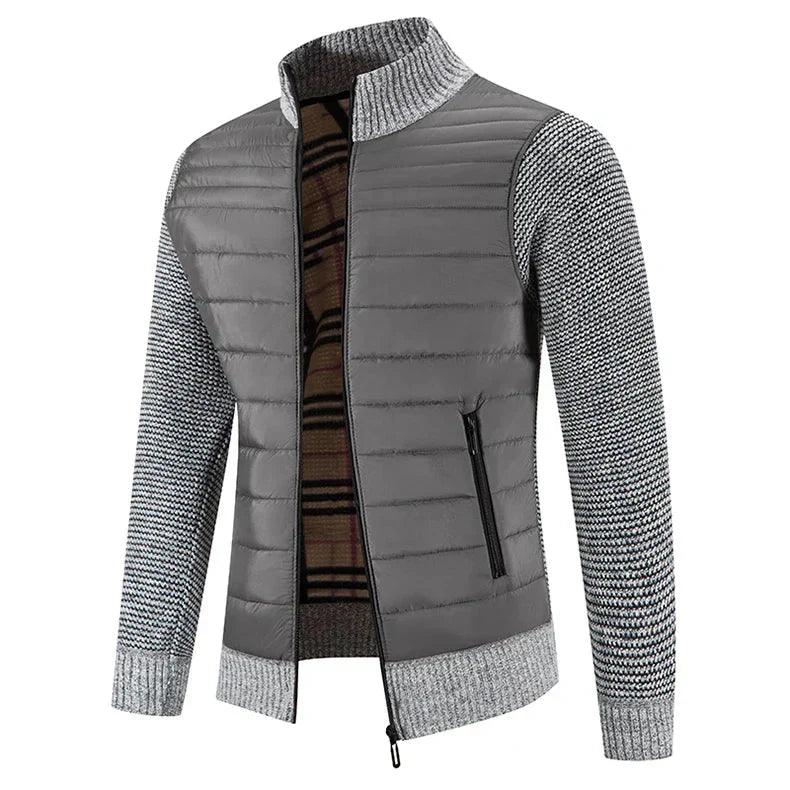 Zip-Up Stand Collar Men's Jacket - Felipe
