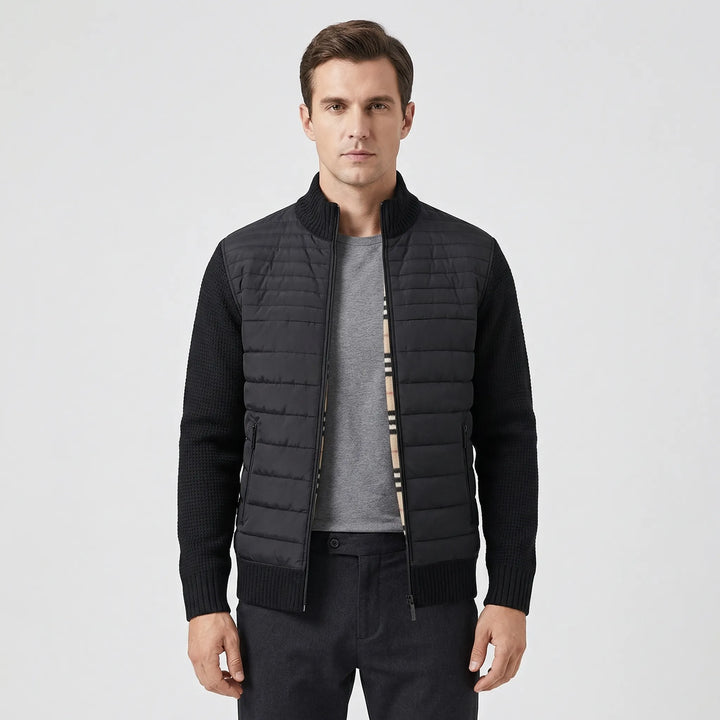 Zip-Up Stand Collar Men's Jacket - Felipe