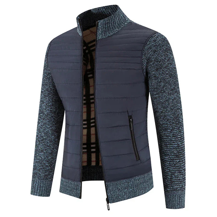 Zip-Up Stand Collar Men's Jacket - Felipe