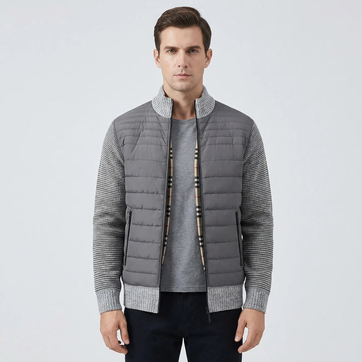 Zip-Up Stand Collar Men's Jacket - Felipe