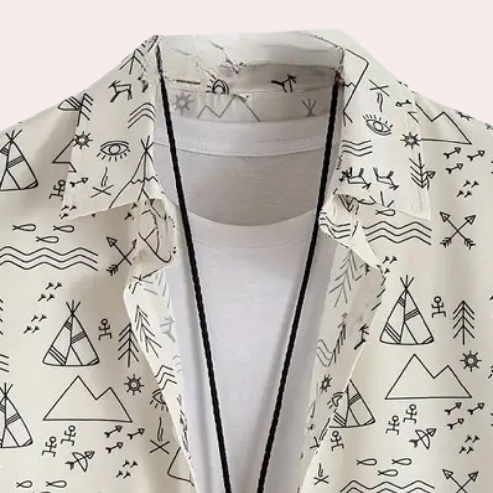 Casual Printed Shirt for Men - Emilio