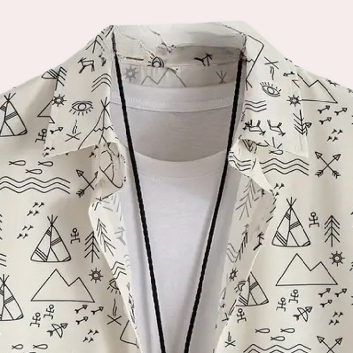 Casual Printed Shirt for Men - Emilio