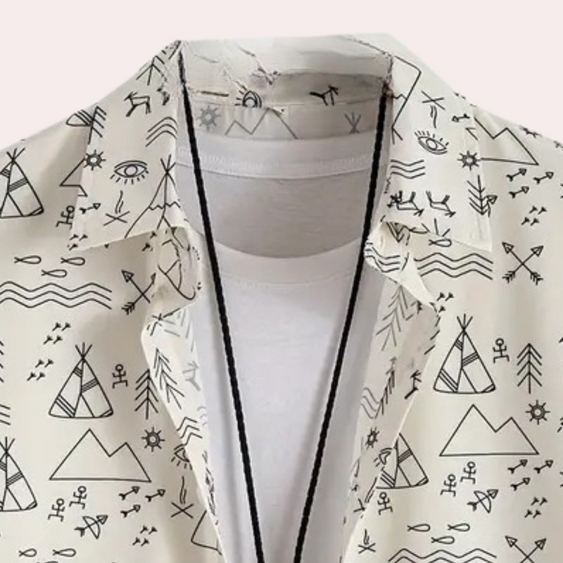 Casual Printed Shirt for Men - Emilio