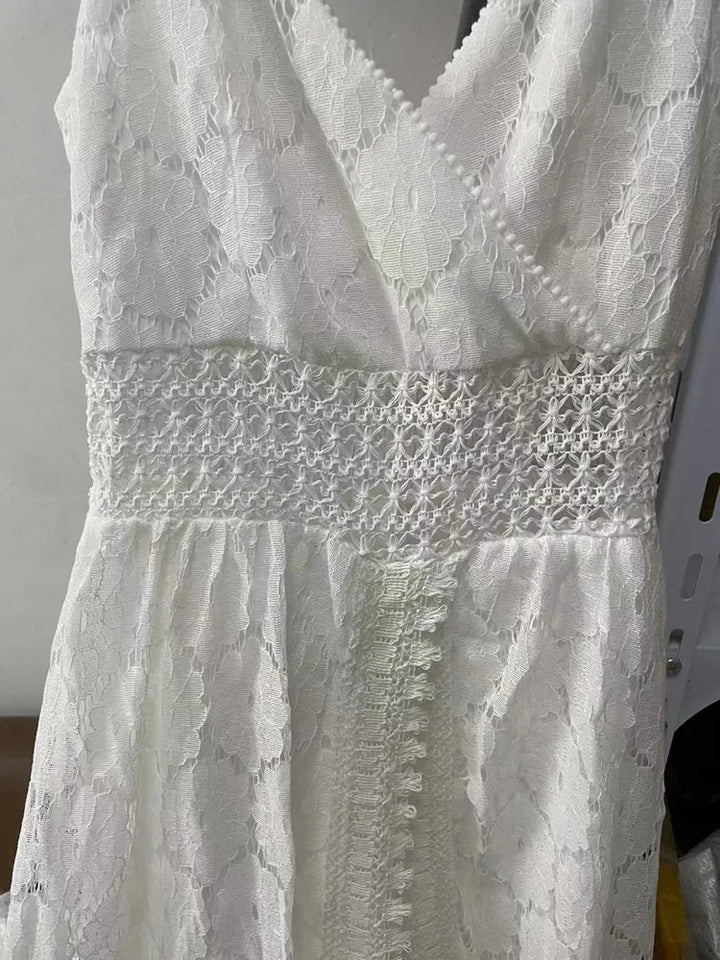 Casual Linnen Playsuit met Losse Pasvorm – Noralie