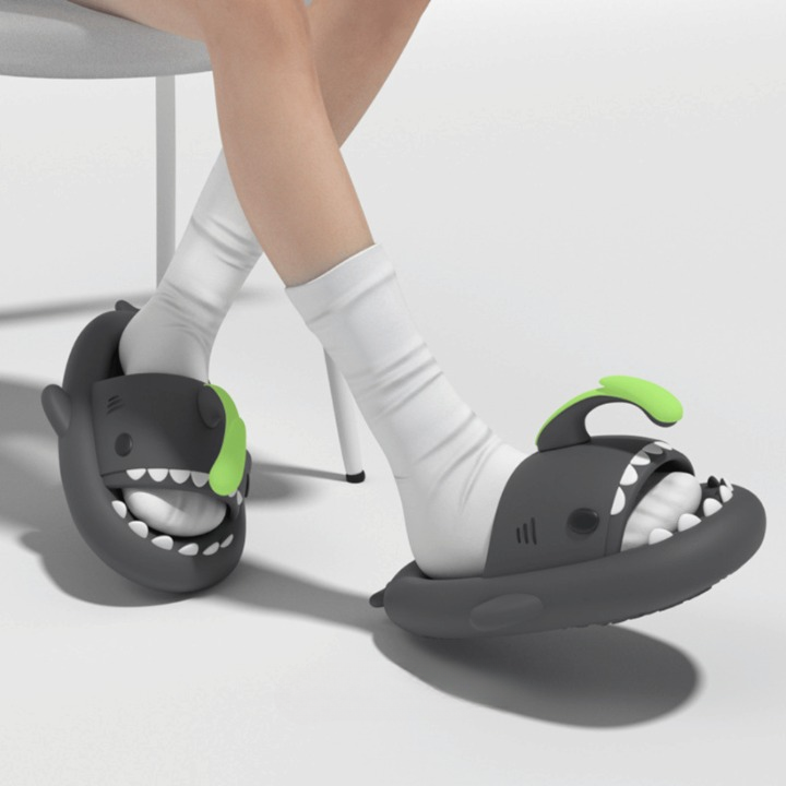 Trendy SoftSteps Sharkies Slippers – Soft, Cushioned