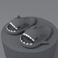 Trendy SoftSteps Sharkies Slippers – Soft, Cushioned
