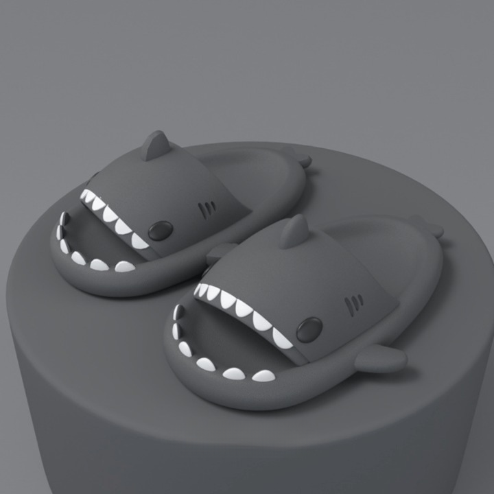 Trendy SoftSteps Sharkies Slippers – Soft, Cushioned