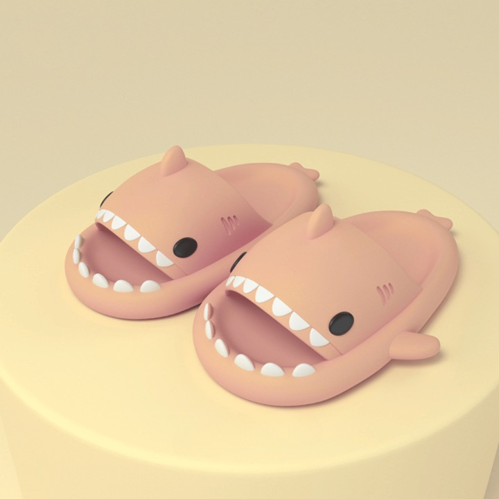 Trendy SoftSteps Sharkies Slippers – Soft, Cushioned