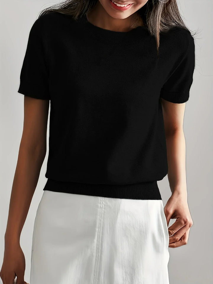 Women's Short Sleeve Sweater – Mila