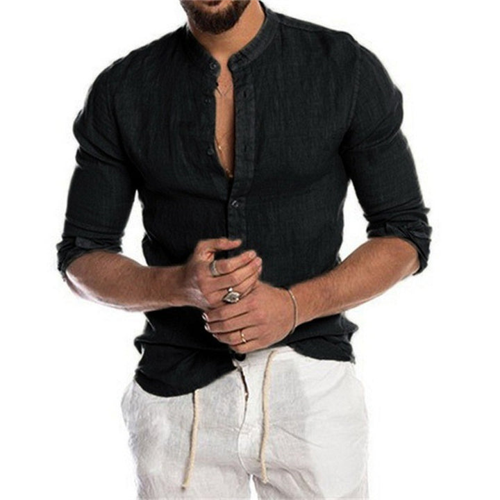 Jeff Blouse | Trendy Blouse with Mandarin Collar