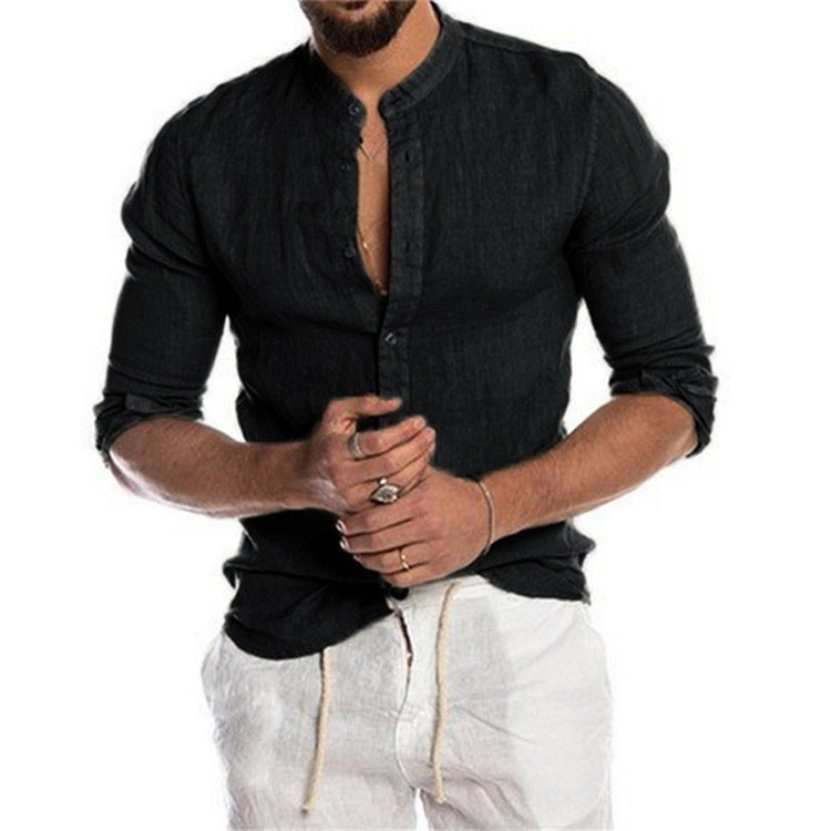 Jeff Blouse | Trendy Blouse with Mandarin Collar