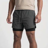 Twee-in-een trainingsshorts - Wade