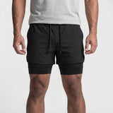 Twee-in-een trainingsshorts - Wade