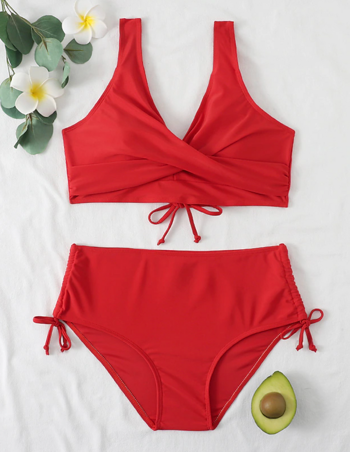 Zweiteiliges High Waist Bikini Set - Marissa