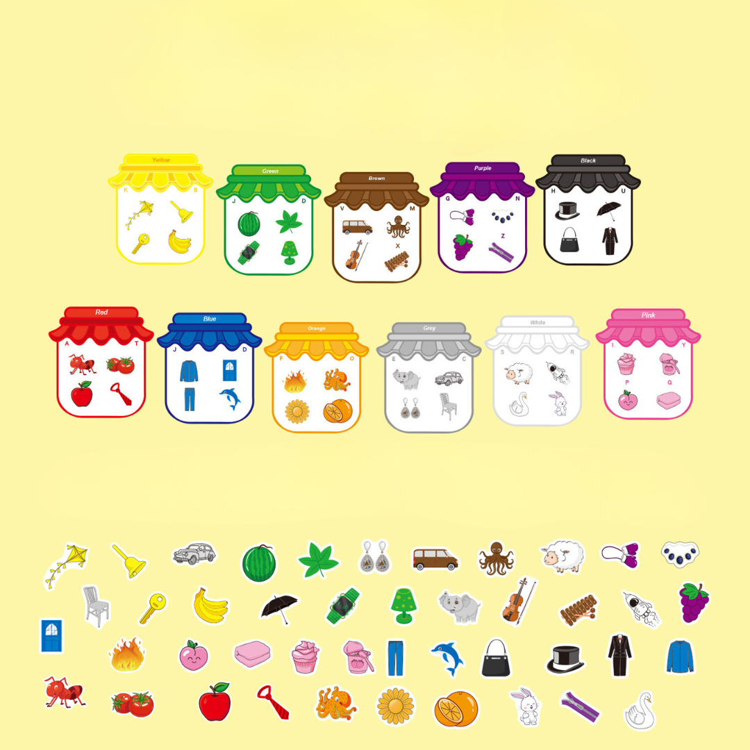 Magnetic Learning Stickers - ColorClub