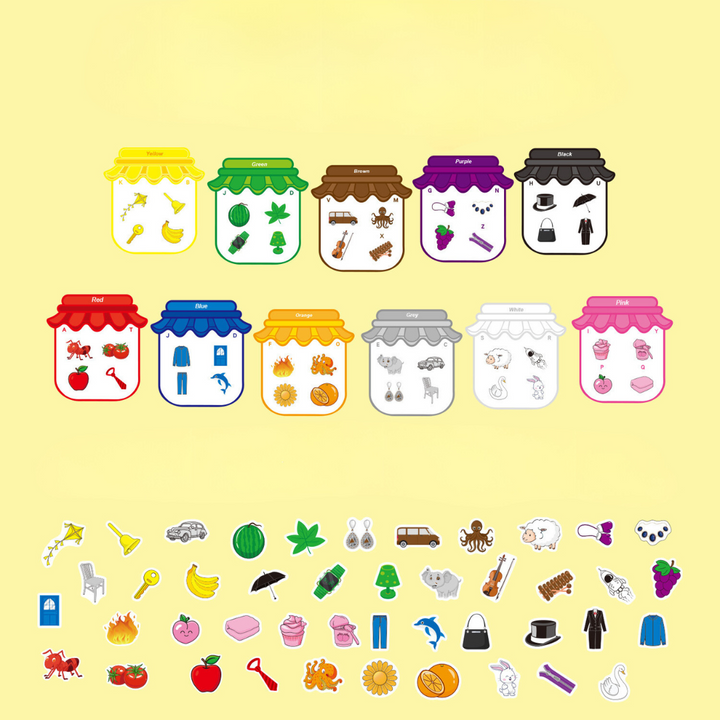 Magnetic Learning Stickers - ColorClub