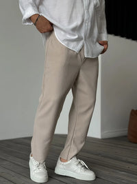 Luxury Men's Trousers in Soft Fabric – Alessio