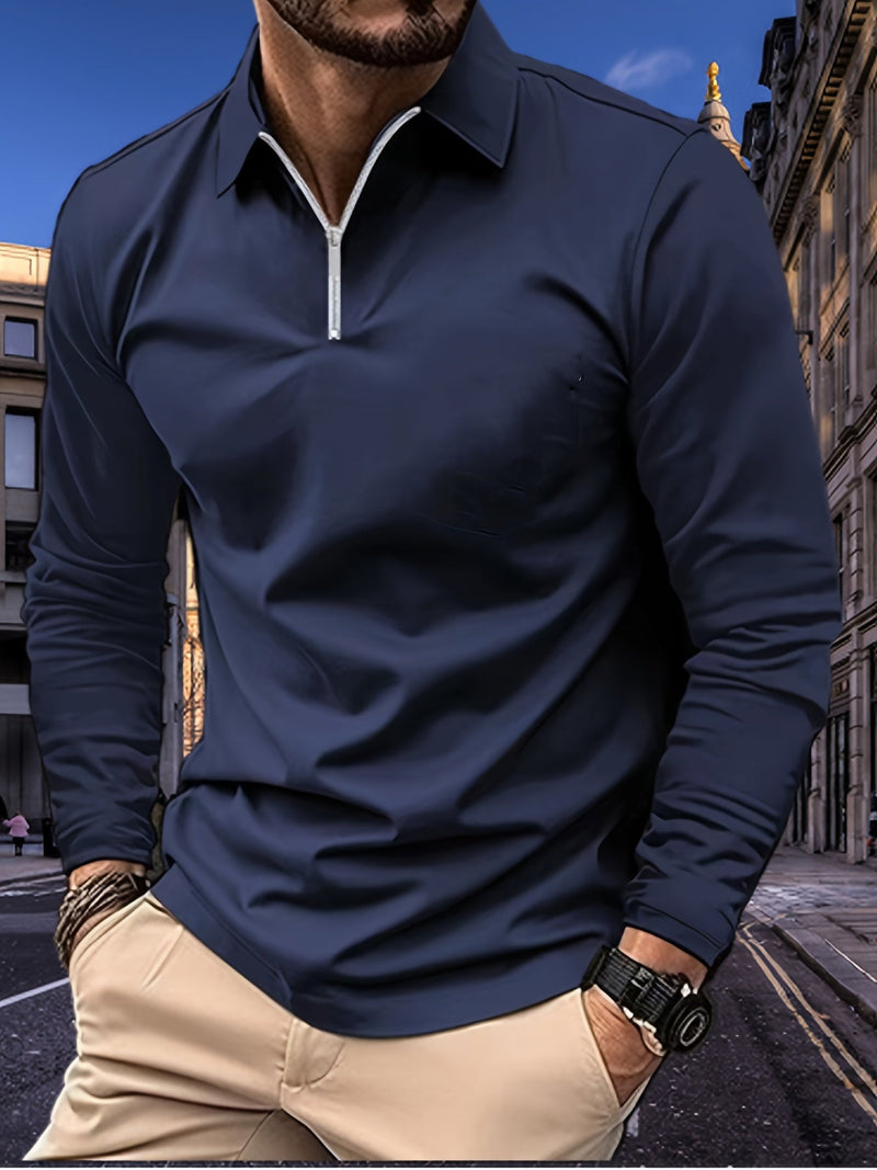 Basic Men's Long Sleeve Shirt - Lucas