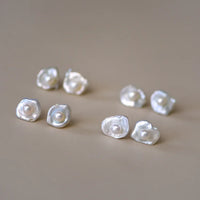 Baroque Pearl Earrings - Noa