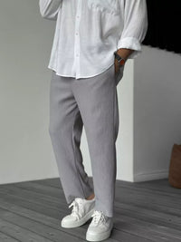 Luxury Men's Trousers in Soft Fabric – Alessio