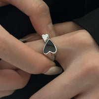 Adjustable Symmetrical Heart Ring - Evelyn